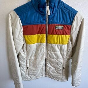L.L.Bean Women's Mountain Classic Puffer Jacket (Colorblock)